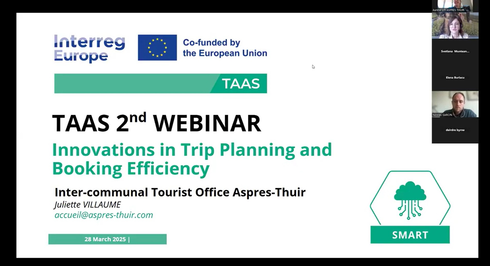 Tweede TAAS webinar
